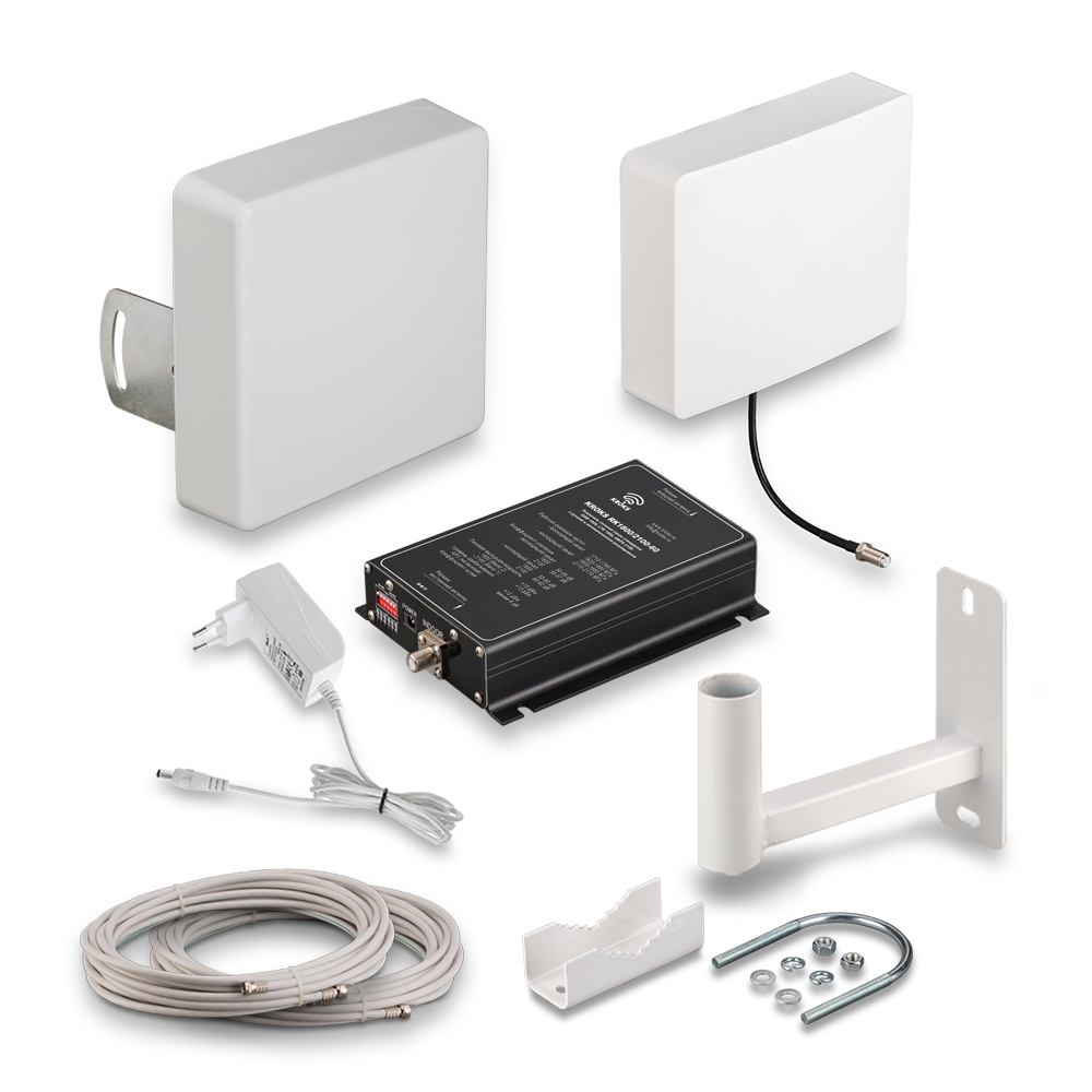 Комплект усиления сотовой связи LTE1800/GSM1800/3G KRD-1800/2100