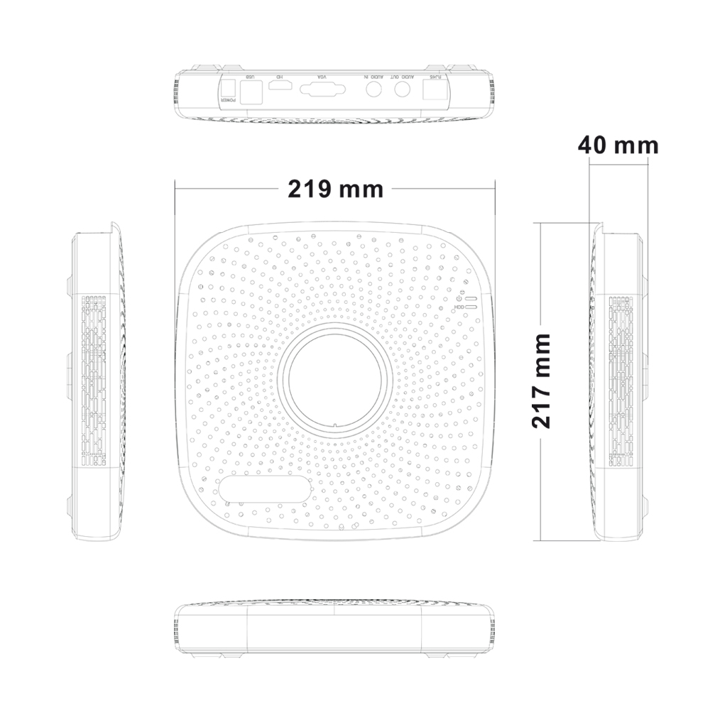 9-канальный IP-видеорегистратор NVR2009PG