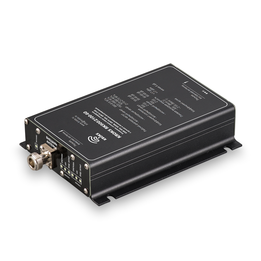 Двухдиапазонный репитер GSM900 и 3G сигнала 60дБ KROKS RK900/2100-60