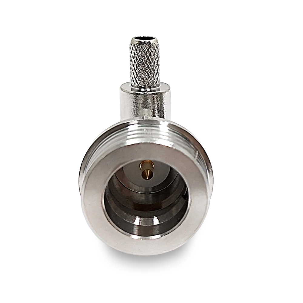 Разъем QN(male) на кабель LMR-195, угловой, водонепроницаемый