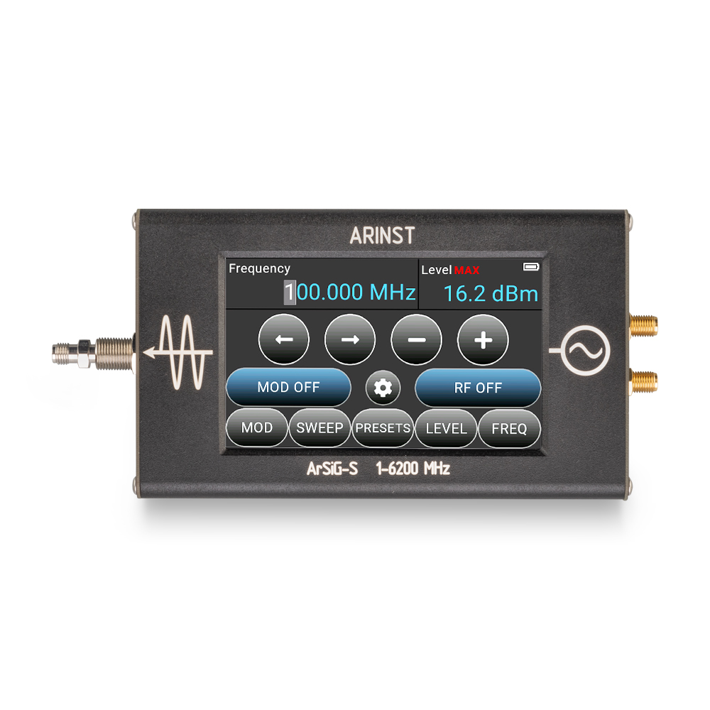 ARINST ArSiG-S  портативный генератор синусоидального сигнала