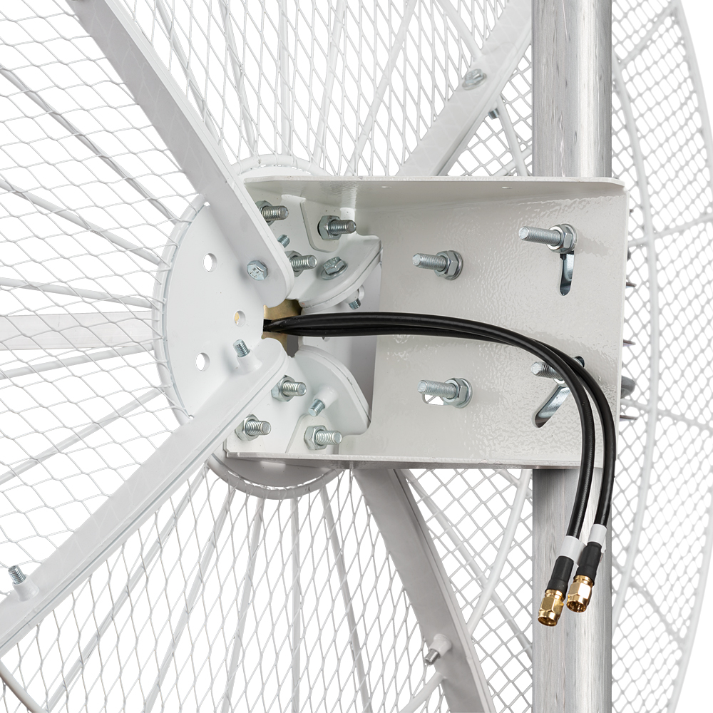 KNA24-800/2700P - параболическая MIMO антенна 24 дБи, сборная