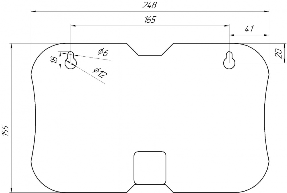 Активная комнатная телевизионная антенна Kroks TV-20 Home