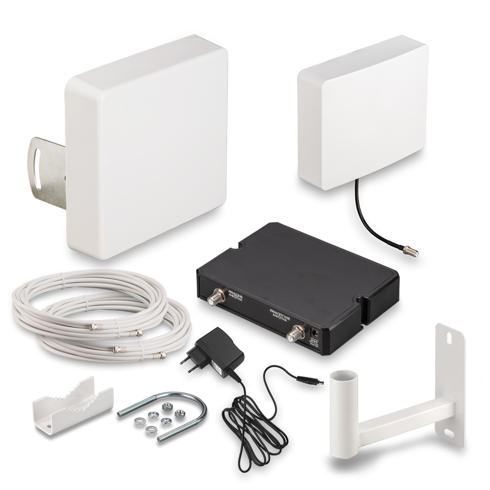 Комплект KRD-900/1800/2100 для усиления сотовой связи GSM900, GSM1800, LTE1800, 3G