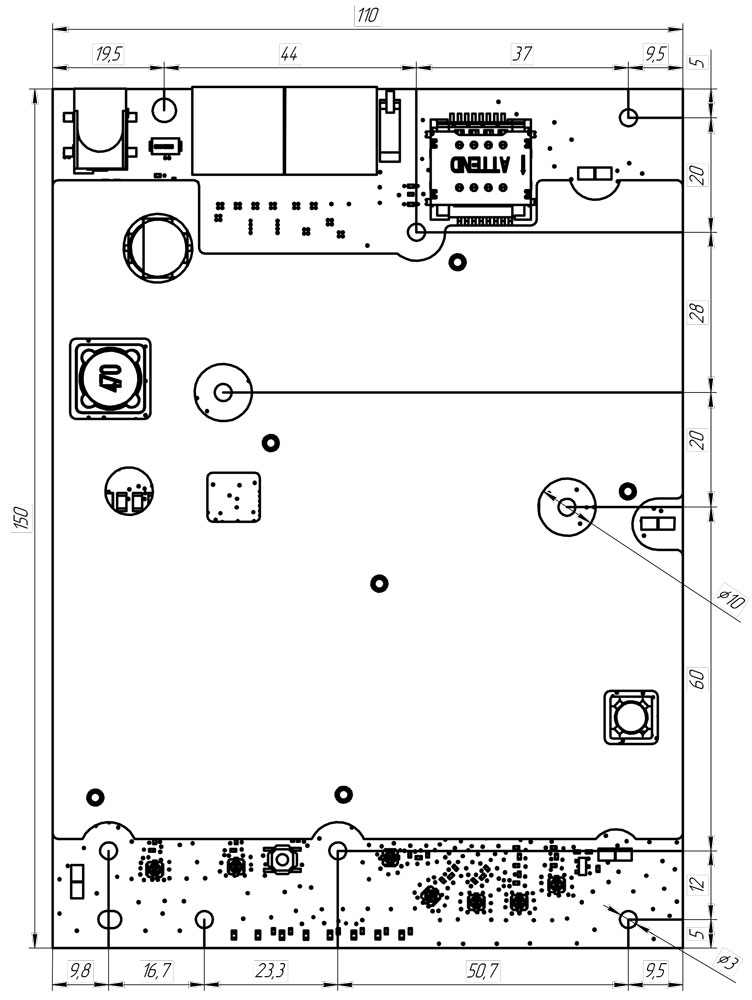 Kroks Rt-Brd m6-G гигабитный роутер с модемом LTE cat.6 для установки в гермобокс