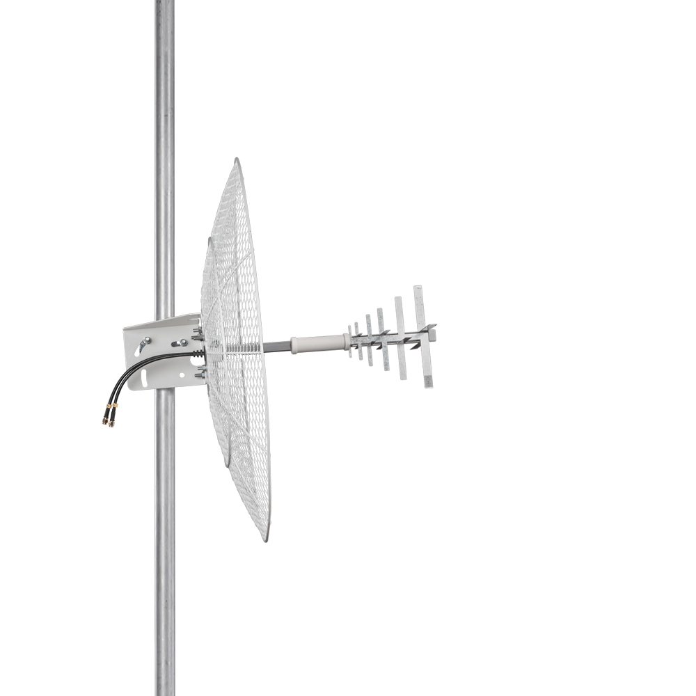 KNA21-700/2700 параболическая 4G MIMO антенна 21 дБи