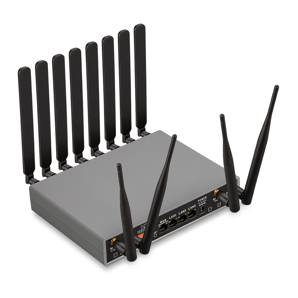 Kroks Rt-Cse 4M m12-G гигабитный роутер с четырьмя встроенными 4G модемами LTE Cat.12