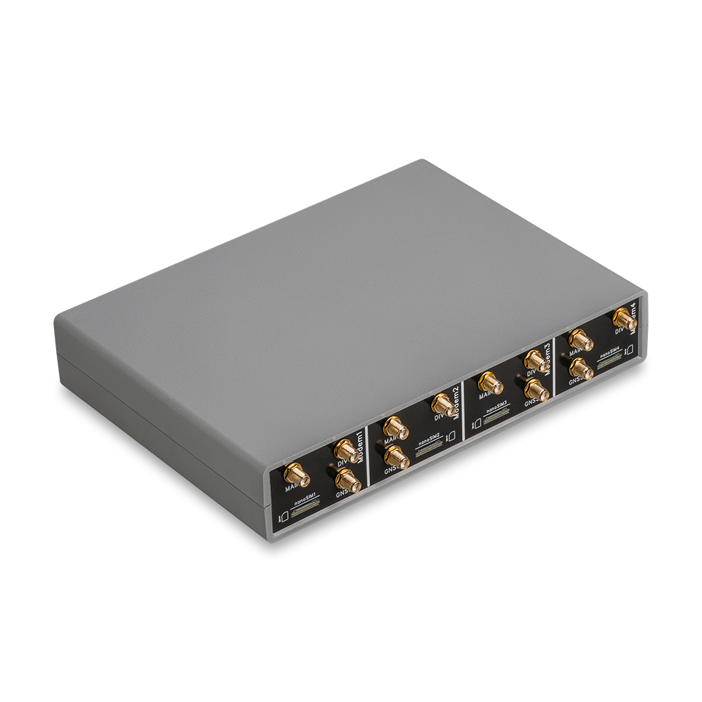 Kroks Rt-Cse 4M m12-G гигабитный роутер с четырьмя встроенными 4G модемами LTE Cat.12