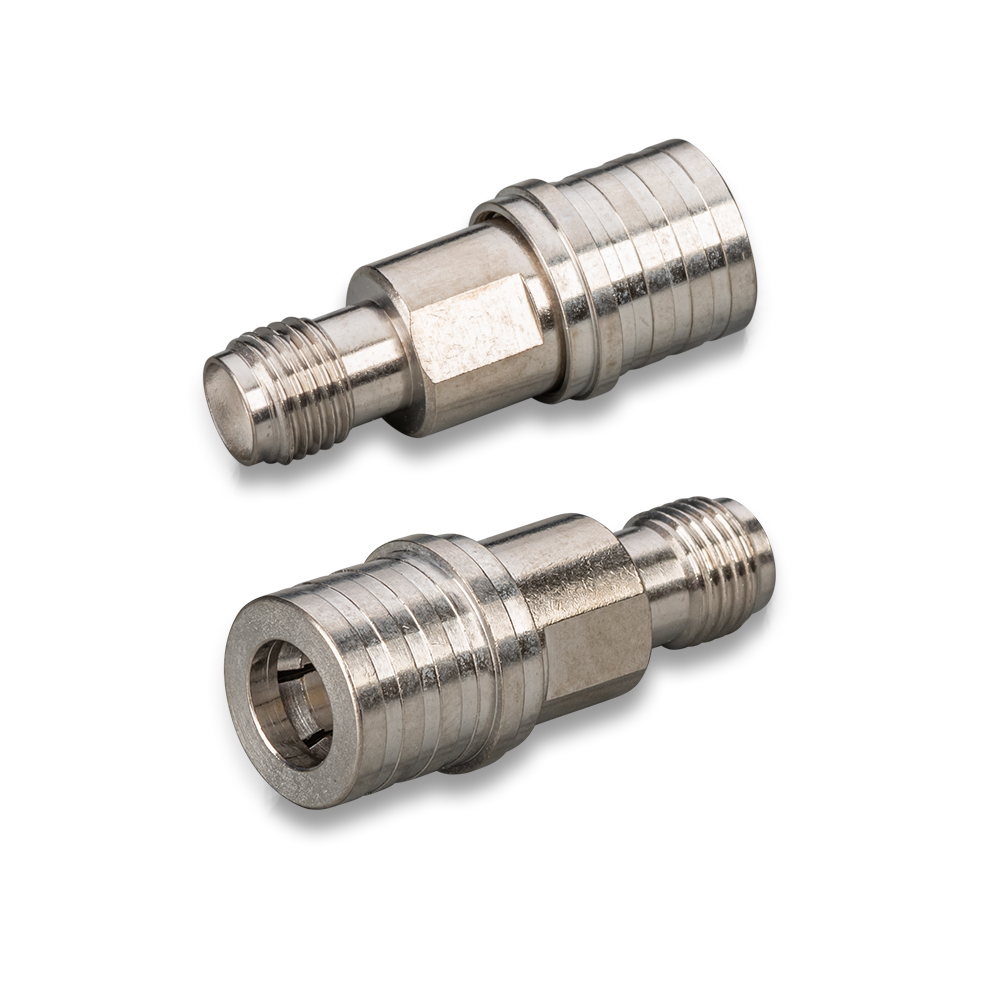 Переходник QMA(male) - SMA(female), с фаской под ключ  