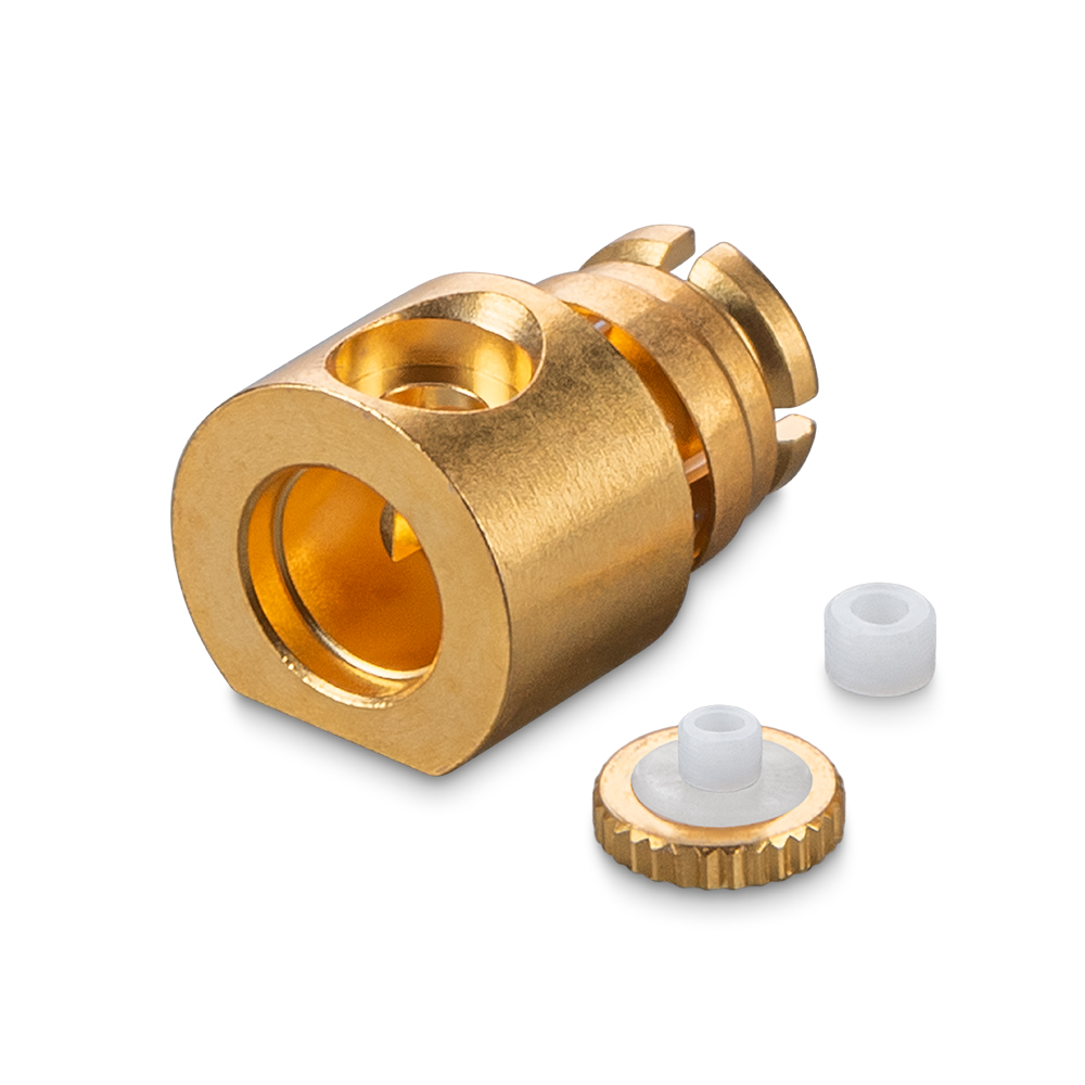 Разъем SMP(female) на кабель B220, угловой, до 18 ГГц, rev.Y