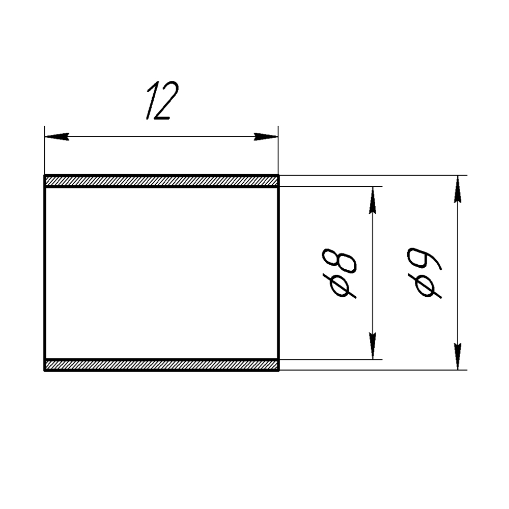 Обжимное кольцо для разъемов на кабели 5D-FB, RG-8X, LMR-240, LMR-300